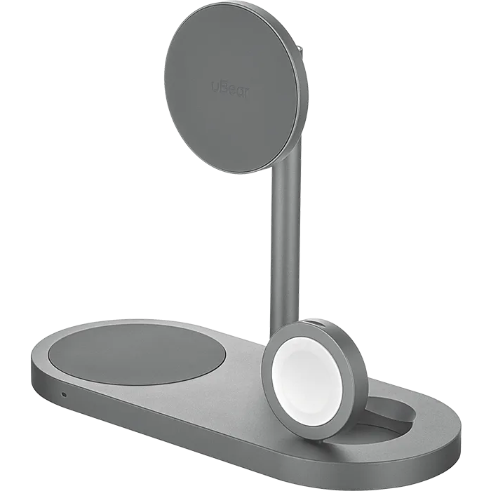 Беспроводное зарядное устройство uBear Stage Ultra Grey - WL20SG31SU-AW - фото 4