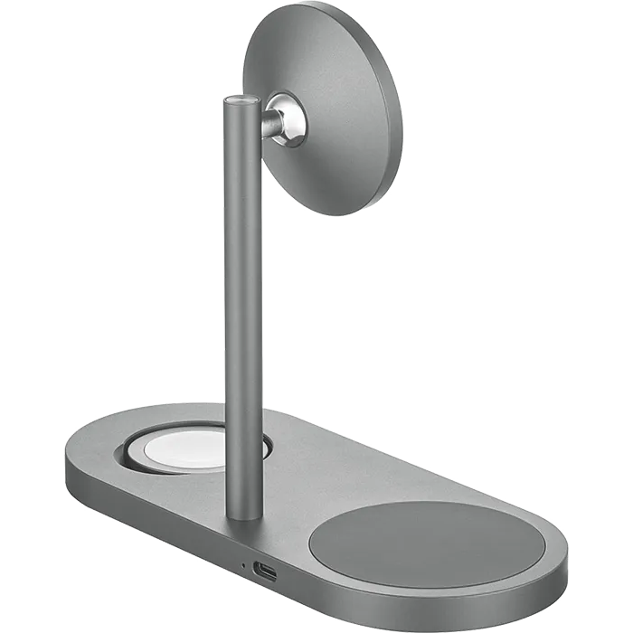 Беспроводное зарядное устройство uBear Stage Ultra Grey - WL20SG31SU-AW - фото 5