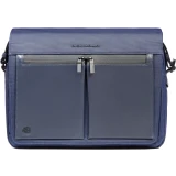 Сумка для ноутбука Piquadro Latop Messenger Bag 13.3" Recycled Blue (CA6627S136/BLU)
