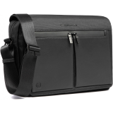 Сумка для ноутбука Piquadro Latop Messenger Bag 13.3" Recycled Black (CA6627S136/N)