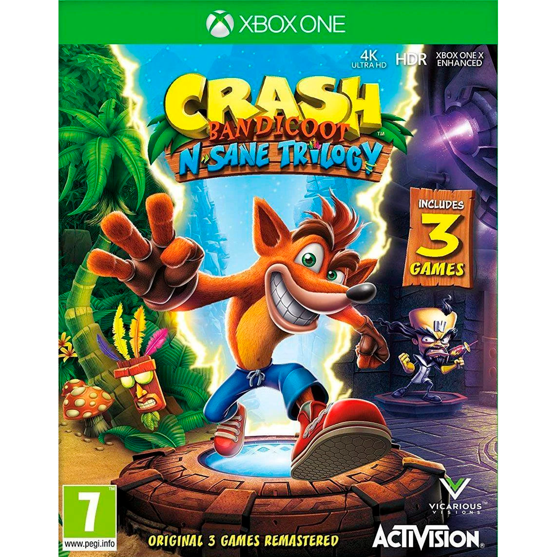 Игра Crash Bandicoot N. Sane Trilogy для Xbox One (Английская версия)