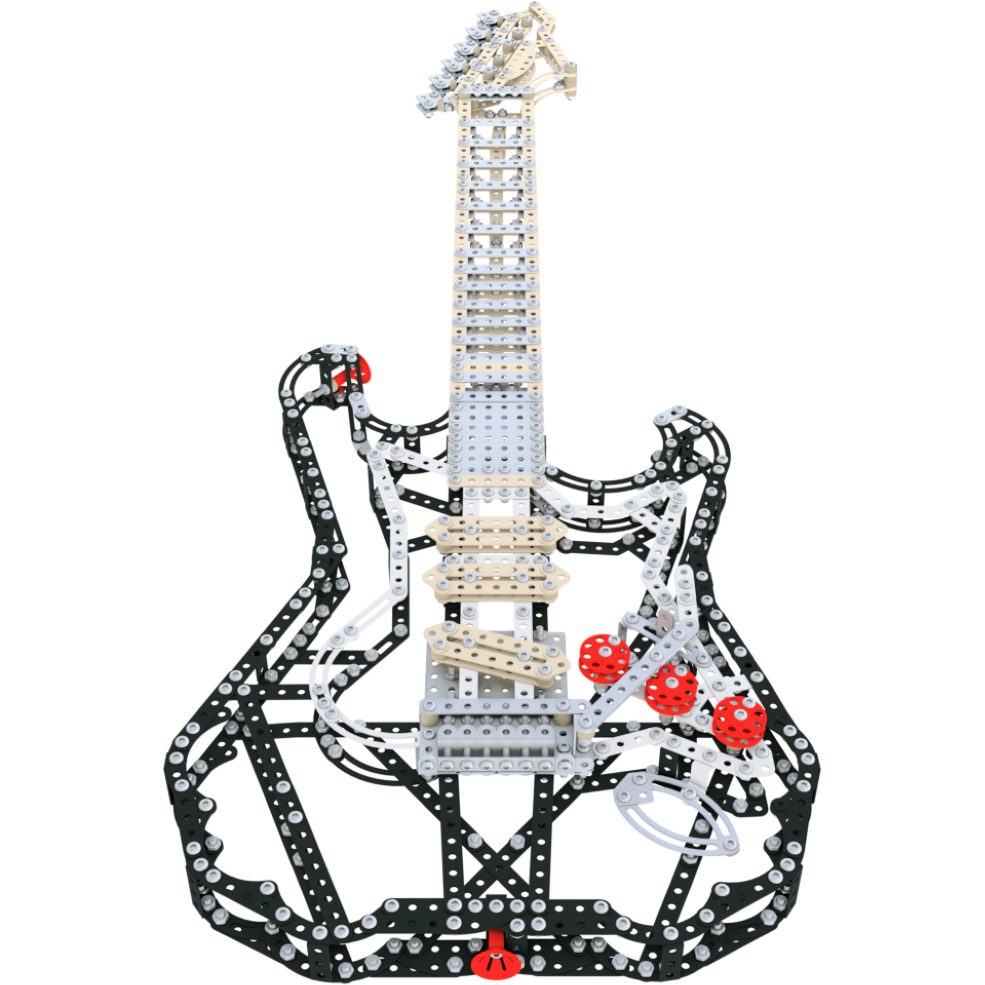 Конструктор Metal Craft Gitara FS Black (2943) - GIT01-FS01-BLK1/5906018029437 - фото 4