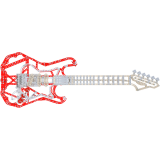 Конструктор Metal Craft Gitara FS Red (2942) (GIT01-FS01-RED1/5906018029420)