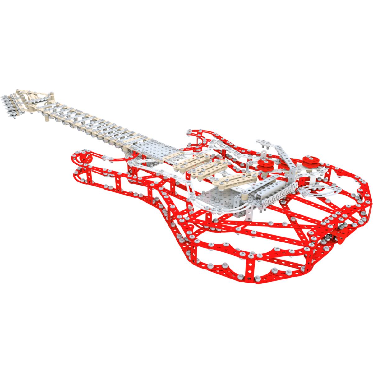 Конструктор Metal Craft Gitara FS Red (2942) - GIT01-FS01-RED1/5906018029420 - фото 2