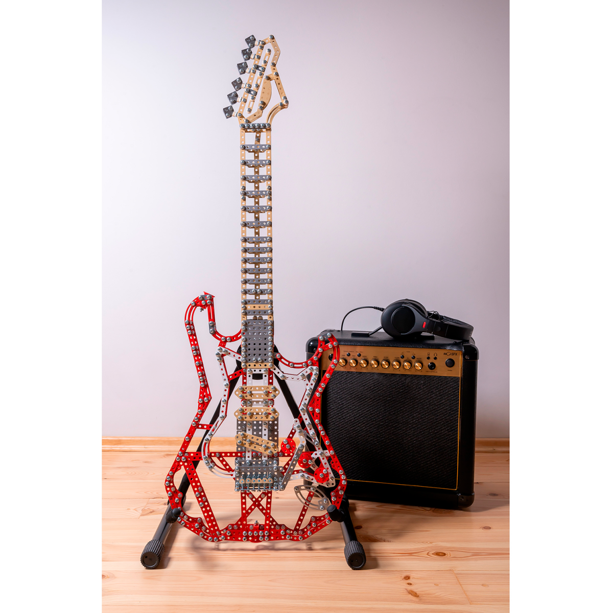 Конструктор Metal Craft Gitara FS Red (2942) - GIT01-FS01-RED1/5906018029420 - фото 7