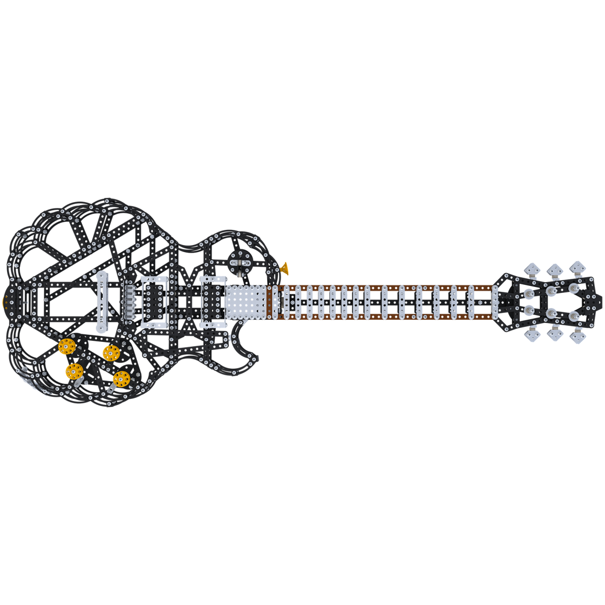 Конструктор Metal Craft Gitara GL Black (2947) - GIT02-GL02-BLK1/5906018029475