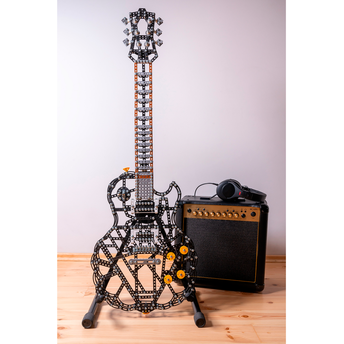 Конструктор Metal Craft Gitara GL Black (2947) - GIT02-GL02-BLK1/5906018029475 - фото 7