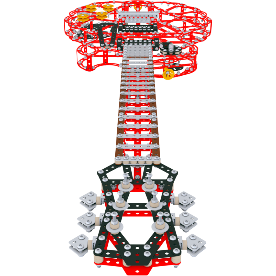 Конструктор Metal Craft Gitara GL Red (2972) - GIT02-GL01-RED1/5906018029727 - фото 3