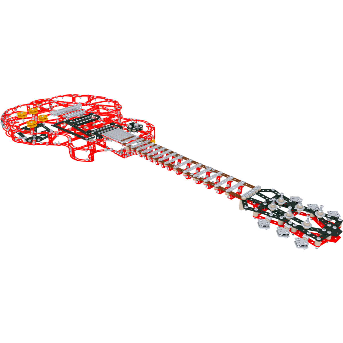 Конструктор Metal Craft Gitara GL Red (2972) - GIT02-GL01-RED1/5906018029727 - фото 4