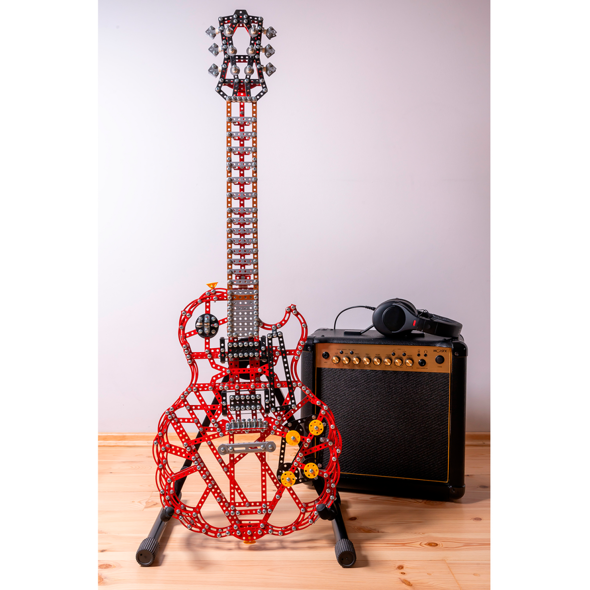 Конструктор Metal Craft Gitara GL Red (2972) - GIT02-GL01-RED1/5906018029727 - фото 9