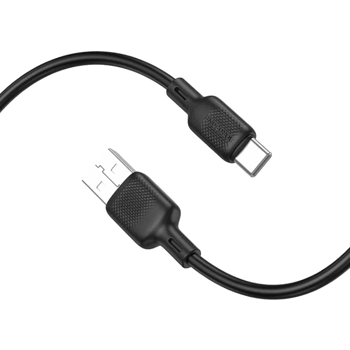 Кабель USB - USB Type-C, 2м, Borofone BX113 Black - 6941991115509 - фото 2