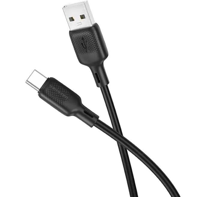 Кабель USB - USB Type-C, 2м, Borofone BX113 Black - 6941991115509 - фото 4