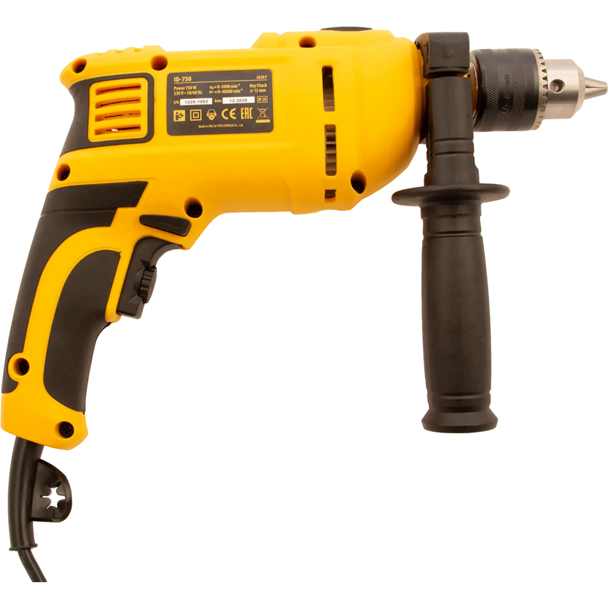 Дрель Denzel ID-750 - 26307 - фото 4