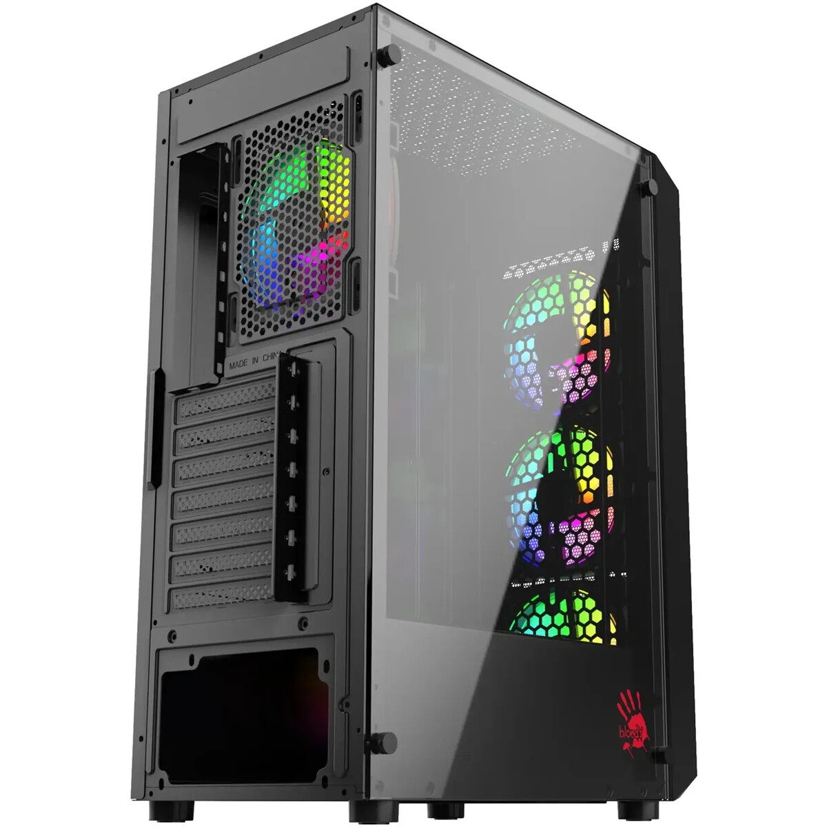 Корпус Bloody BD-CC114F Black - BD-CC114F-BK - фото 6