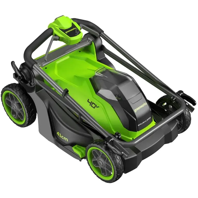 Газонокосилка Greenworks GD40LM411 - 2521007 - фото 10