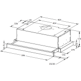 Вытяжка Weissgauff TEL 600 Black Glass (436620)