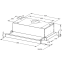 Вытяжка Weissgauff TEL 600 Black Glass - 436620 - фото 8