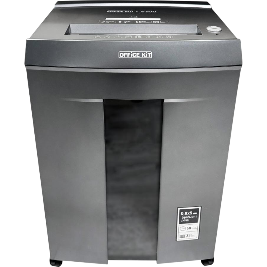 Уничтожитель бумаги (шредер) Office Kit S300 (0.8х5) - OK0805S300 - фото 2