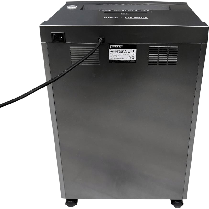 Уничтожитель бумаги (шредер) Office Kit S300 (0.8х5) - OK0805S300 - фото 7