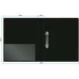 Папка на 2-х кольцах Silwerhof 1164389 (271957-75)