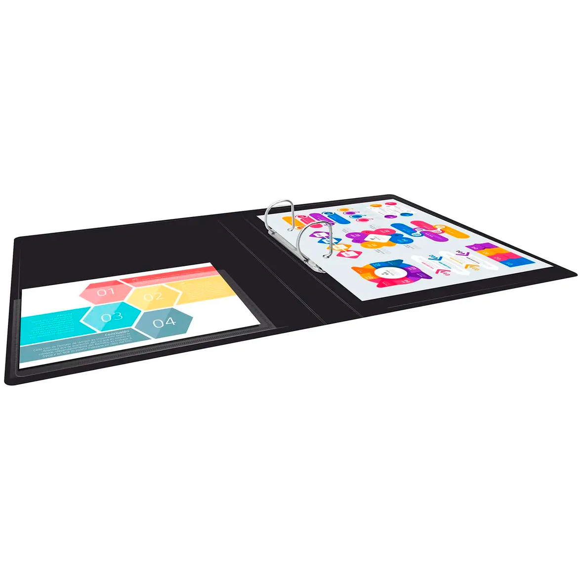 Папка на 2-х кольцах Silwerhof 1164389 - 271957-75 - фото 6