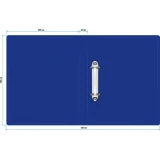 Папка на 2-х кольцах Silwerhof 2062977