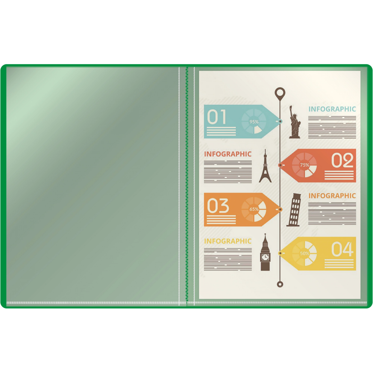 Папка файловая Silwerhof 2063008 - фото 2