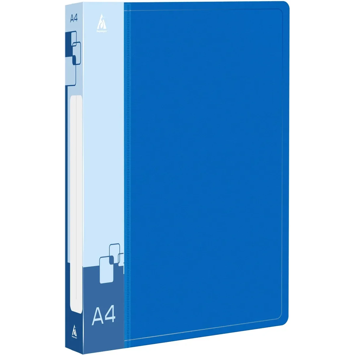 Папка на 2-х кольцах Бюрократ 0840/2DBLU - -0840/2DBLU - фото 2