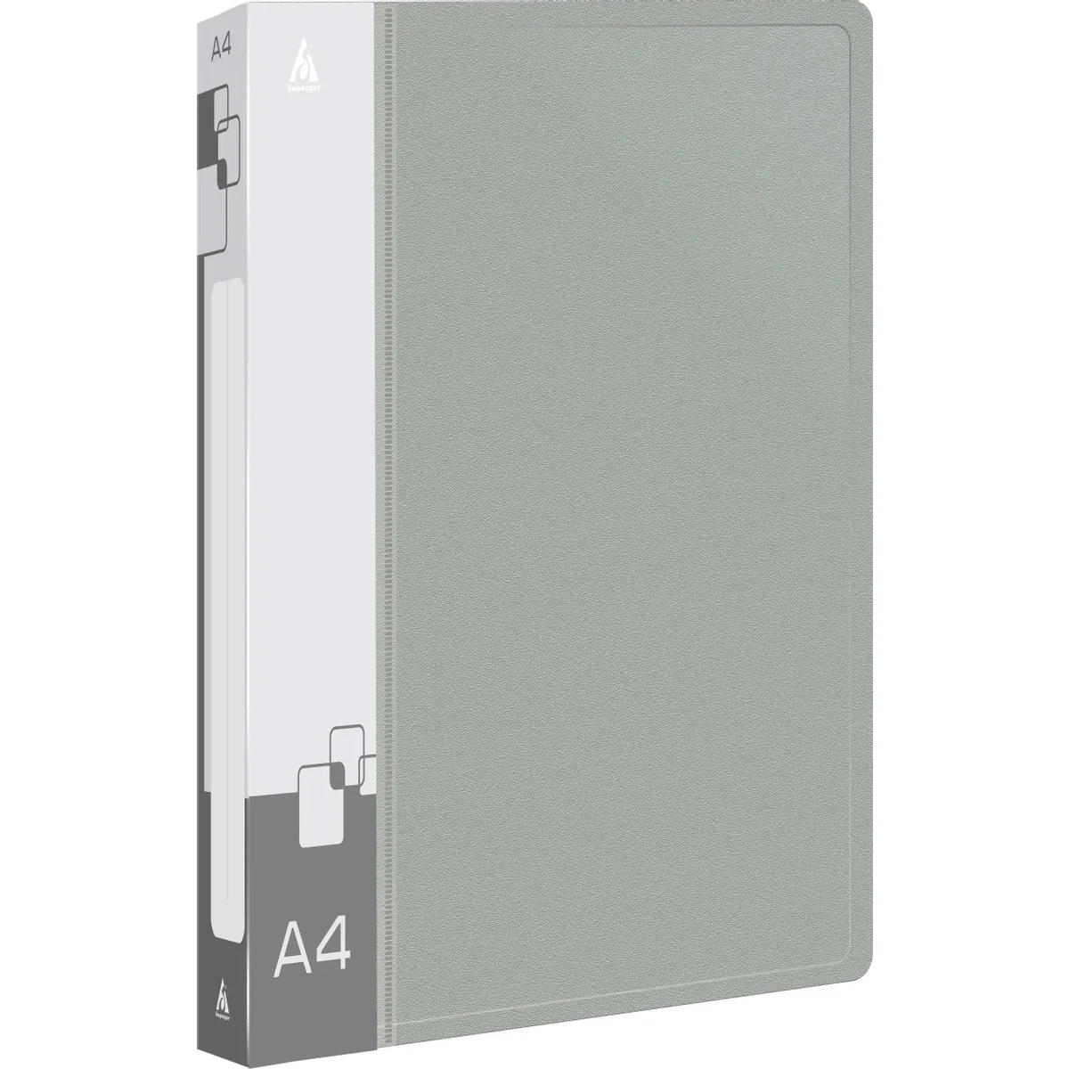 Папка на 2-х кольцах Бюрократ 0840/2DGREY - -0840/2DGREY - фото 2