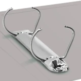 Папка на 2-х кольцах Бюрократ 0840/2DGREY (-0840/2DGREY)