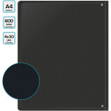 Папка на 4-х кольцах Бюрократ 0840/4RBLCK (-0840/4RBLCK)