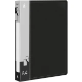 Папка на 4-х кольцах Бюрократ 0840/4RBLCK (-0840/4RBLCK)