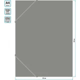 Папка архивная Бюрократ BA25/05GREY (-BA25/05GREY)