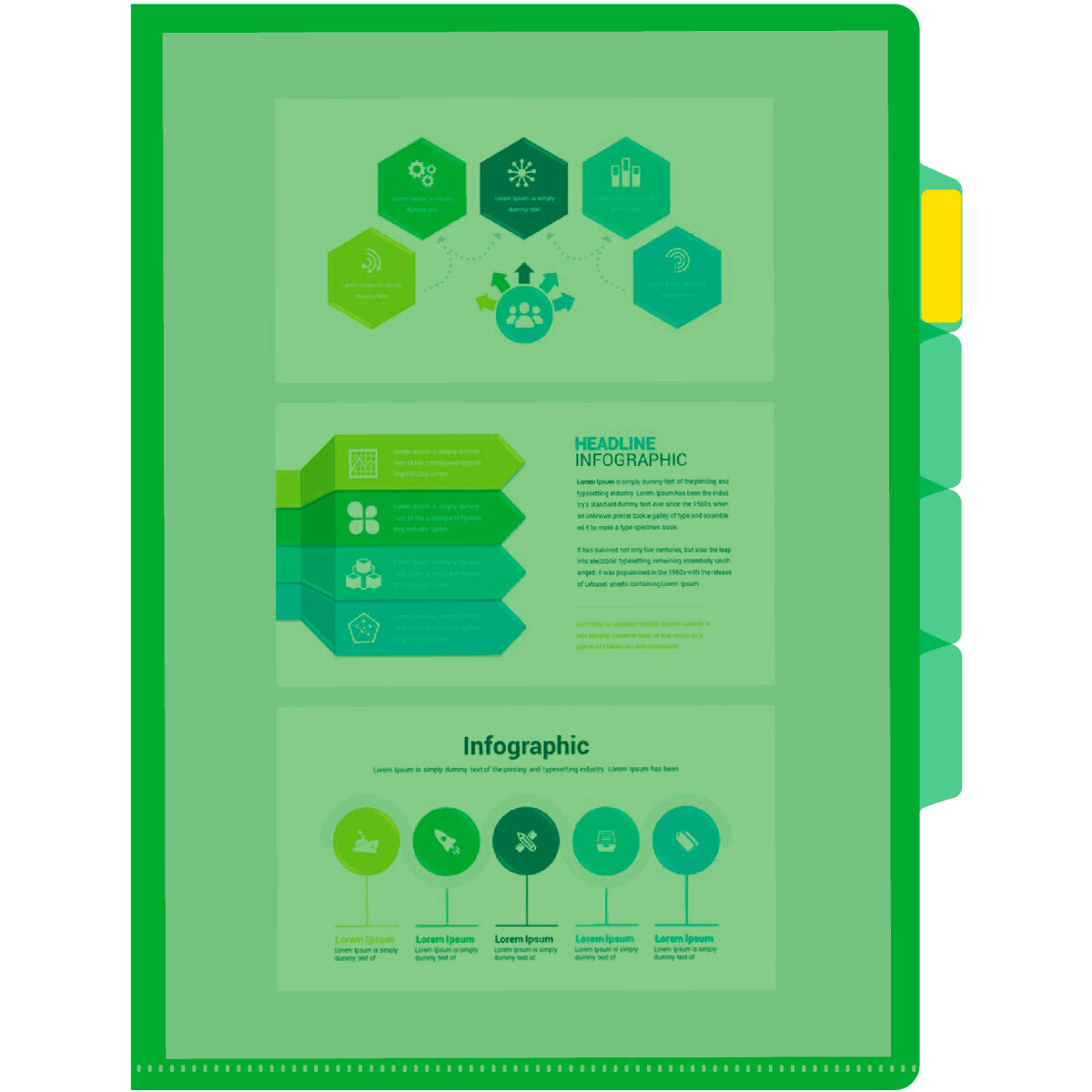 Папка-уголок Бюрократ E356GRN - -E356GRN - фото 4