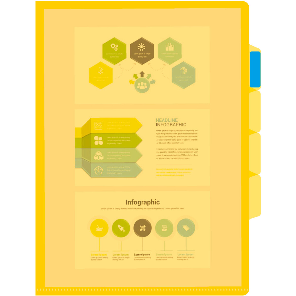 Папка Бюрократ E356YEL - -E356YEL - фото 4