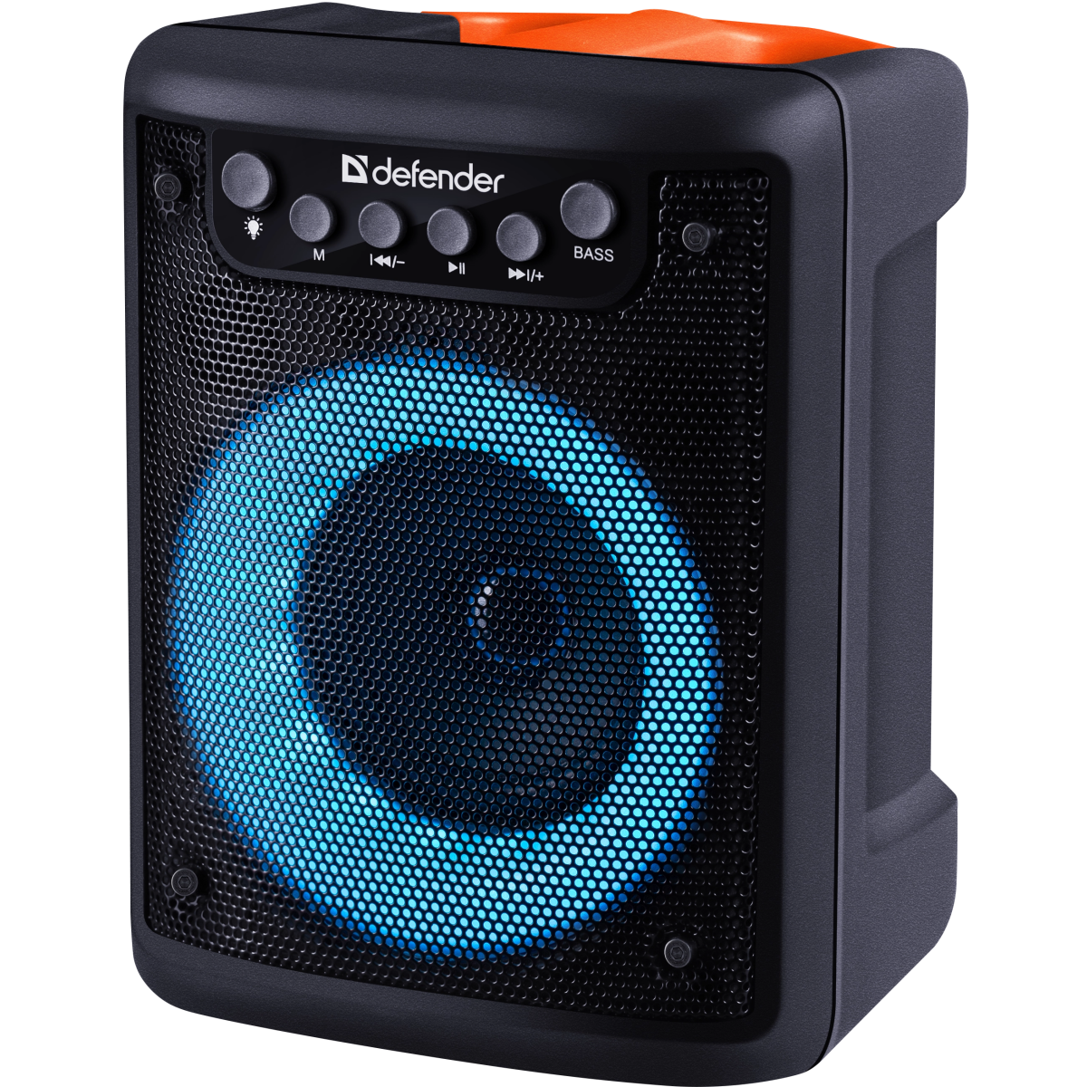 Портативная акустика Defender Funky Black/Orange - 65053 - фото 2
