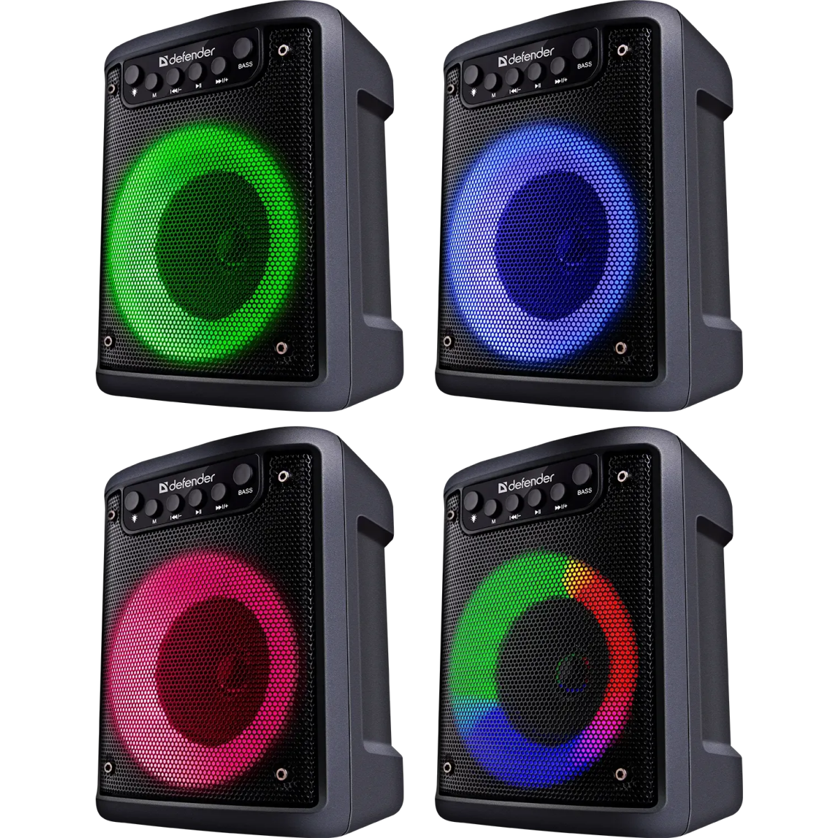 Портативная акустика Defender Funky Black/Orange - 65053 - фото 8