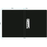 Папка с зажимом Buro ECB04C Black (-ECB04CBLACK)