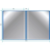 Папка файловая Бюрократ BPV60BLUE (-BPV60BLUE)