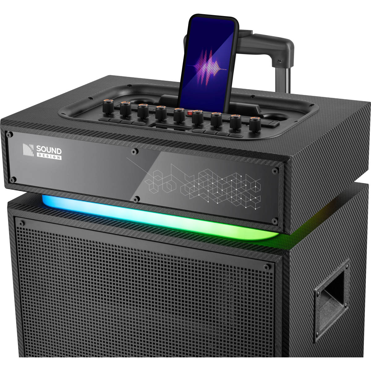 Портативная акустика Defender Sound Factory Black - 65093 - фото 7