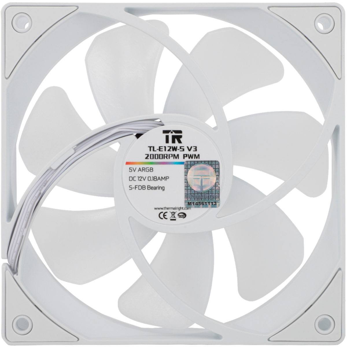 Вентилятор для корпуса Thermalright TL-E12W-S V3 - фото 7