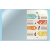 Папка файловая Бюрократ PAST10BLUE