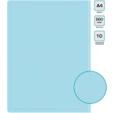 Папка файловая Бюрократ PAST10BLUE