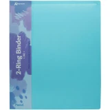Папка на 2-х кольцах Бюрократ PAST0812/2RBLUE