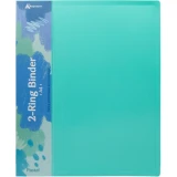 Папка на 2-х кольцах Бюрократ PAST0812/2RGRN