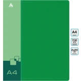 Папка на 2-х кольцах Бюрократ 0827/2RGRN (-0827/2RGRN)
