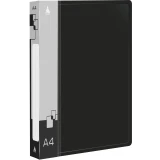 Папка на 4-х кольцах Бюрократ 0827/4RBLCK (-0827/4RBLCK)