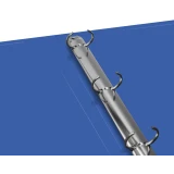 Папка на 4-х кольцах Бюрократ 0827/4RBLU (-0827/4RBLU)