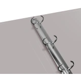 Папка на 4-х кольцах Бюрократ 0827/4RGREY (-0827/4RGREY)