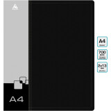 Папка на 2-х кольцах Бюрократ 0818/2RBLCK (-0818/2RBLCK)